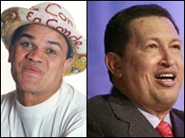 Benjamin Rausseo ve Hugo Chavez