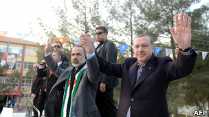 اردوغان و رئیس ائتلاف ملی سوریه