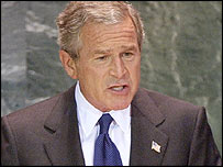 Tổng thống Bush biện minh cho cuộc chiến Iraq tại phiên họp LHQ