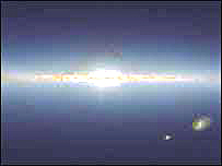 تجزيه کهکشان کماندار ستارگان آن را پراکنده کرده است