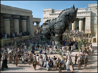 Troy filminden bir sahne