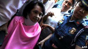 Gloria Arroyo in the court