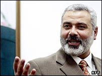 اسماعيل هنيه نخست وزير فلسطينی