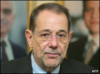 Javier Solana, secretário da UE para as Relações Exteriores