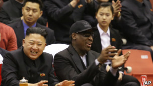 羅德曼和金正恩