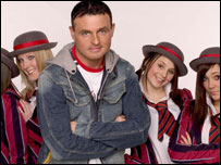 Daz Sampson and his dancers