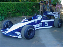 A Brabham BT52 BMW pilotada por Piquet