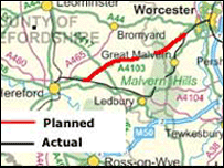 The route the railways should have taken