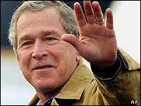 O presidente dos Estados Unidos, George W. Bush