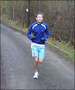 Gareth out running