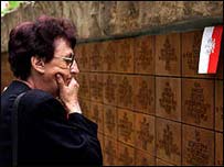 Bảng tưởng niệm ở Katyn