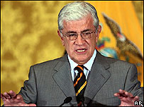 Ekvador lideri Palacio