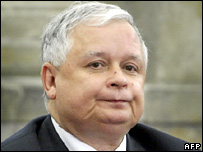 Tổng thống Ba lan Lech Kaczynski