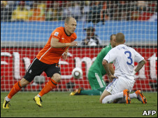 روبن بعد الهدف