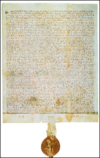 《大宪章》-来源：美国国家档案