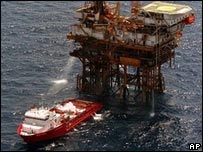 تولید نفت خام در خلیج مکزیک 