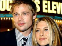 Pitt e Aniston ficaram juntos durante sete anos 