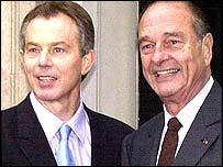 Tony Blair ve Jacques Chirac