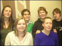 Integrantes do movimento Bara Bröst