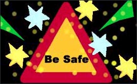 Fireworks safety logo 