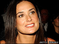 A atriz Demi Moore