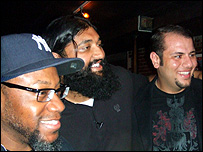 Preacher Moss, Azhar Usman e Mohammed Ahmer (foto: Bruno Garcez)