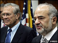   ابراہیم جعفری،  ڈونلڈ رمز فیلڈ