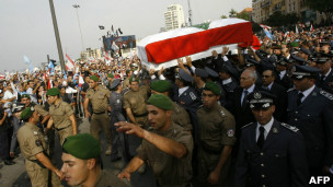 Tang lễ ông Wissam al-Hassan