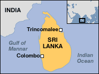 Map of Sri Lanka