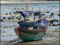 Đi biển là một trong hai nghề chính trên đảo Lý Sơn