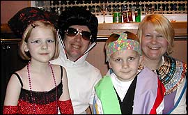 Bridgen family in costume