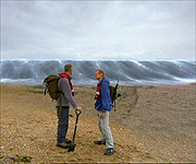 CGI showing the killer wave