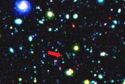 Faint Red Galaxy [courtesy of UKIDSS Ultra-Deep Survey & the Subaru Telescope]