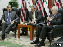 دیک چنی و نوری مالکی و مترجم 