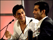 वॉलीवुड स्टार शाहरुख़ ख़ान और करण जौहर