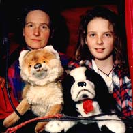 Mum Alex Booth with her daughter Wim