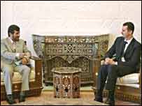 ديدار اسد و احمدی نژاد (عکس از آرشيو) 