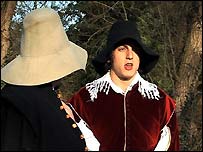 A scene from the film