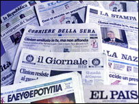 Một số báo châu Âu