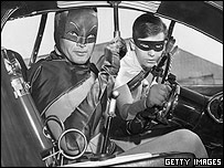 Adam West e Burt Ward em Batman