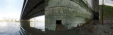 View under London Bridge