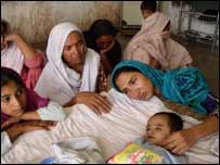 کثیف پانی کے استعمال سے ہلاک ہونے والوں کے لواحقین