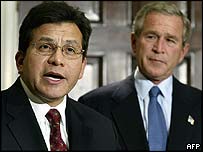 Alberto Gonzales ve Bush