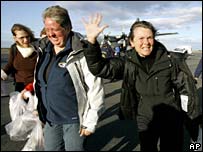 Turistas desembarcam em Punta Arenas