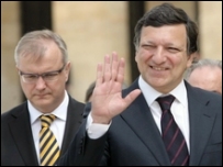 Ollie Rehn ve Barroso