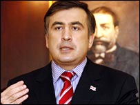 Gürcistan Cumhurbaşkanı Mihail Saakaşvili