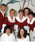 Dawnswyr Caernarfon -  enillwyr Tlws Y Gymdeithas Ddawns Werin Cymru