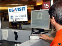 Passageiro chega nos EUA