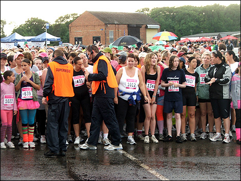 Donington Race for Life - the start