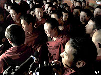 तिब्बतियों का विरोध (फ़ाइल फ़ोटो)